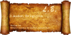 Laudon Brigitta névjegykártya