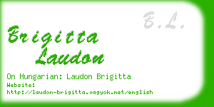 brigitta laudon business card